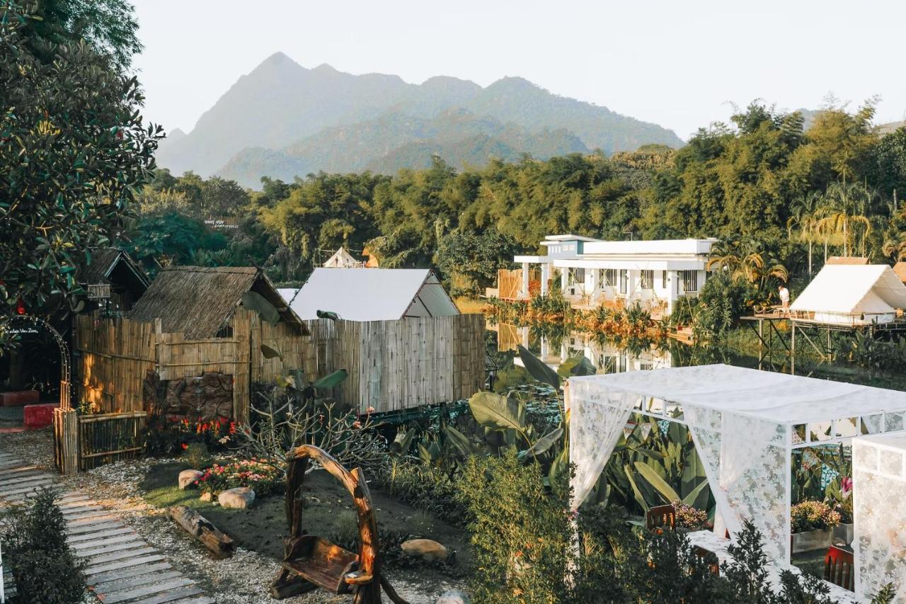 Nang Non Camping Ville นางนอนแค้มป์ปิ้งวิลล์ منطقة ماي ساي المظهر الخارجي الصورة